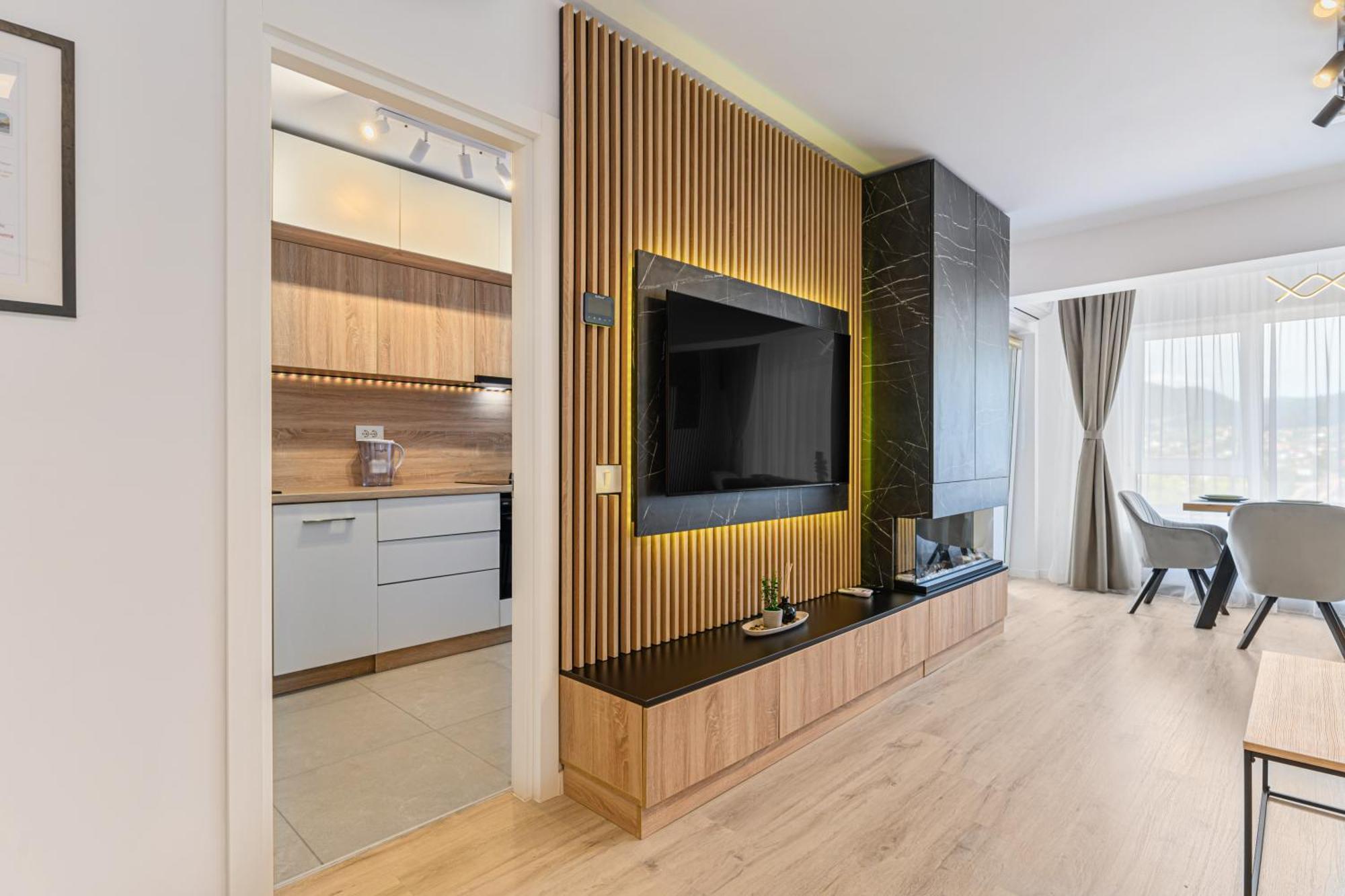 Mountain View Retreat Apartment - Braşov Esterno foto